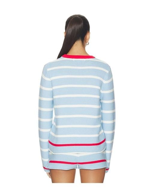 Solid & Striped Blue Strick The Hudson