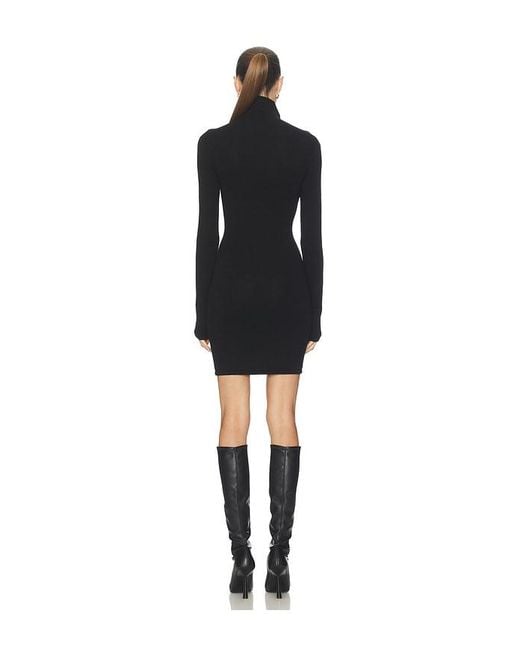 Lovers + Friends Black Steffi Turtleneck Mini Dress