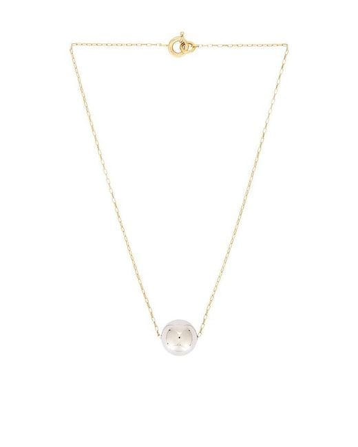Isabel Marant White Elina Long Necklace