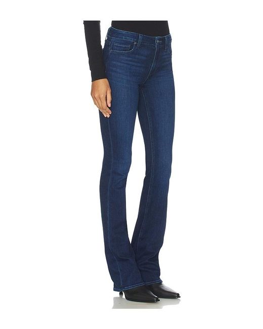 PAIGE Blue High Rise Manhattan Boot Jeans