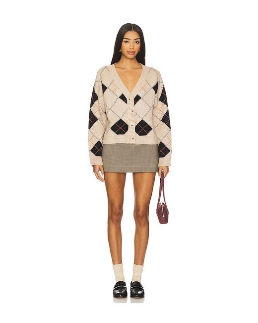 ALL THE WAYS Natural Sara Argyle Cardigan