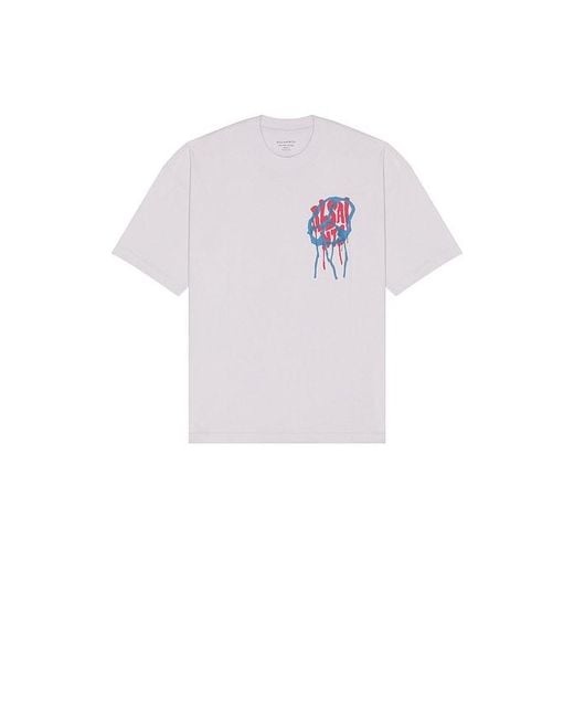 AllSaints White Runner Tee for men