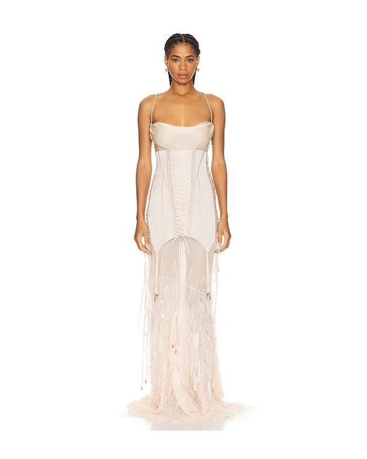 retroféte White Laken Corset