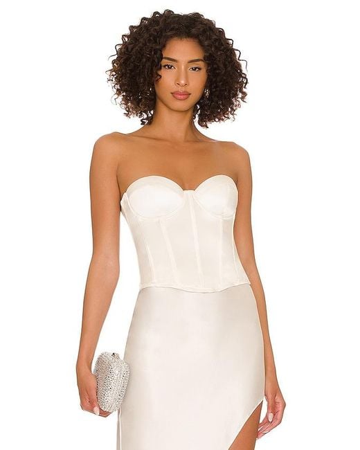 Fleur du Mal White Hamptons Bustier