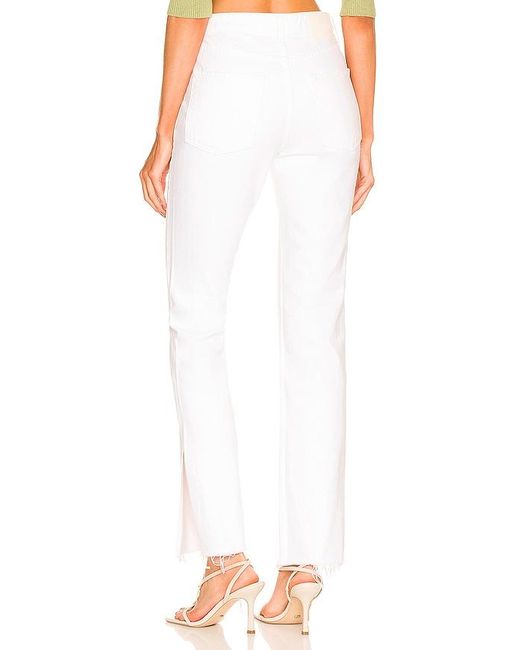 GRLFRND White Harlow High Rise Boot Jeans