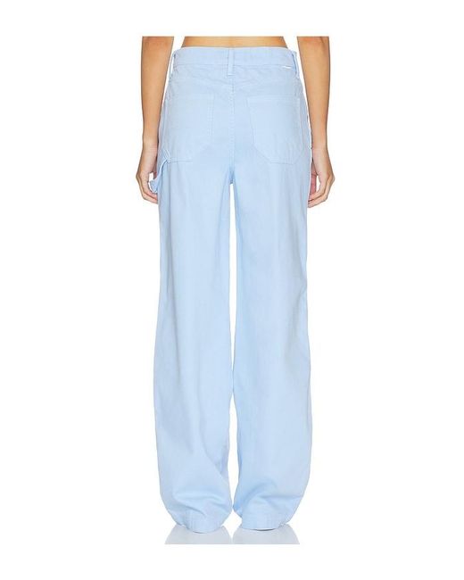Mother Blue The Bee's Knees Stud Finder Sneak Jeans