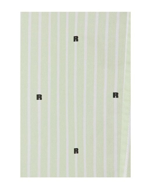 ROTATE BIRGER CHRISTENSEN White Poplin Oversized Shirt