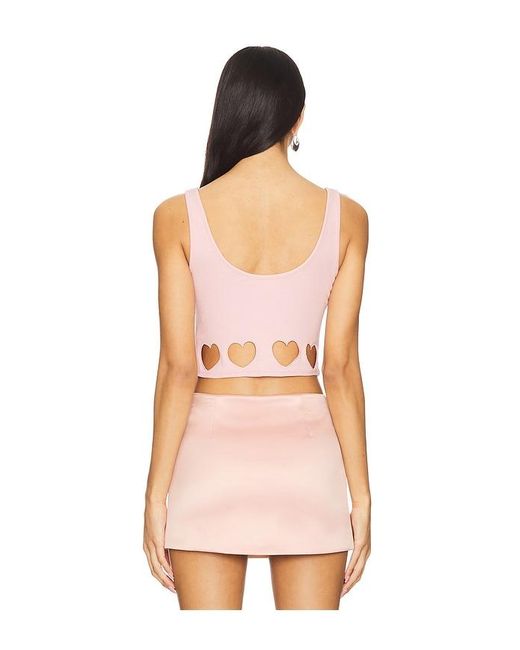 Lovers + Friends Pink Dylan Top