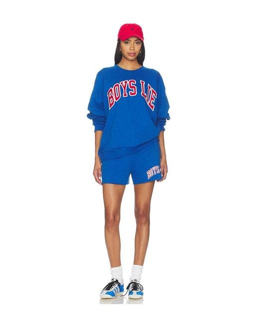 Boys Lie Blue Game Changer Kara Crewneck