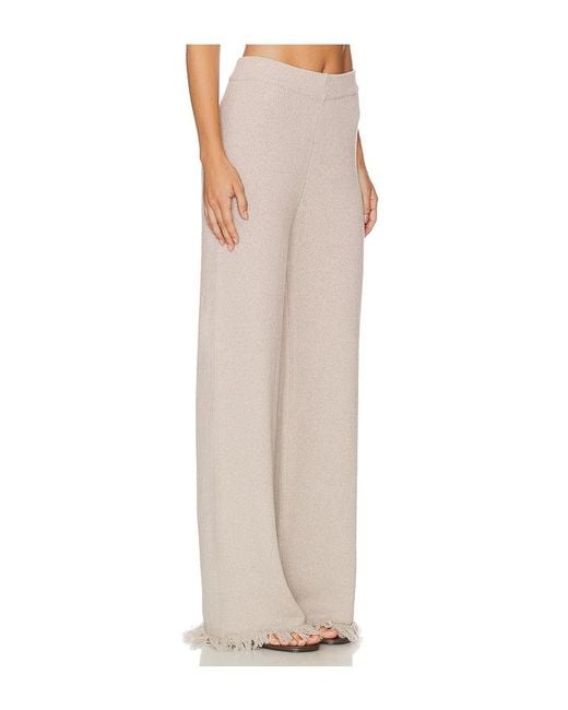 SNDY'S White Skyler Knit Pant