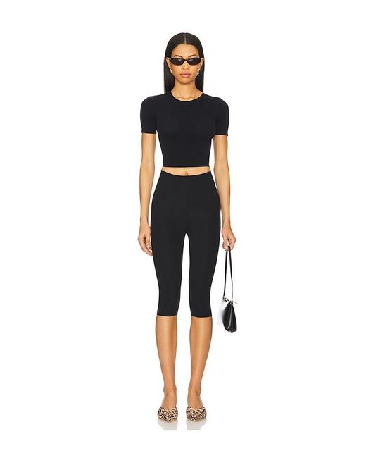 Commando Black Capri-Leggings