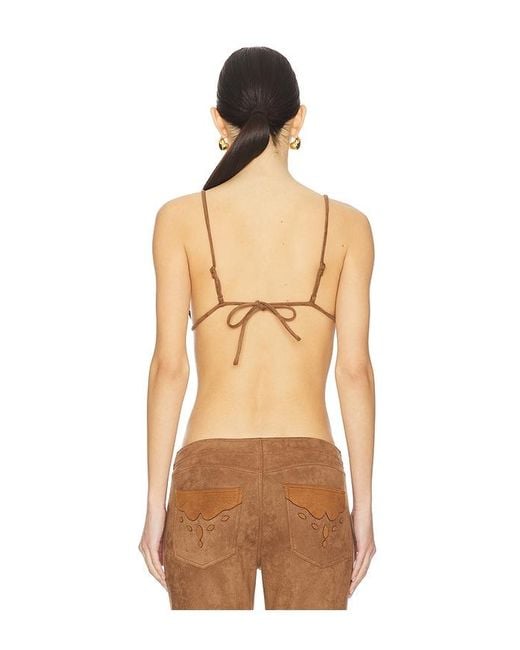 Leslie Amon Natural X Revolve Coyote Ugly Top
