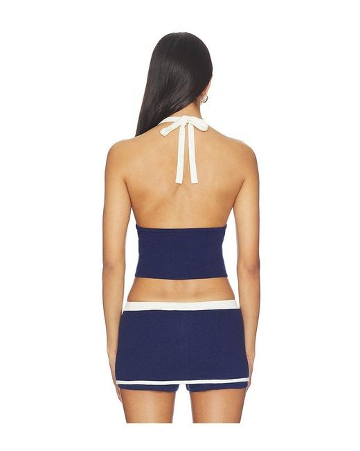 Caroline Top en Navy For Love & Lemons en coloris Blue