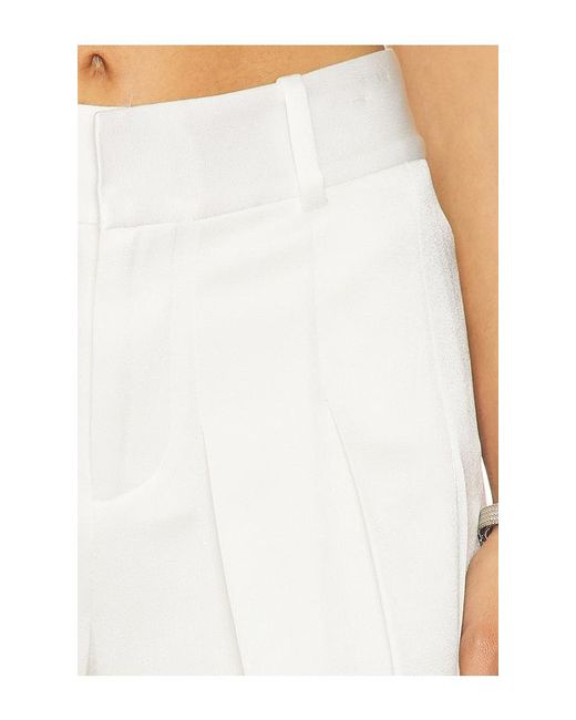 Alice + Olivia White Simon Short