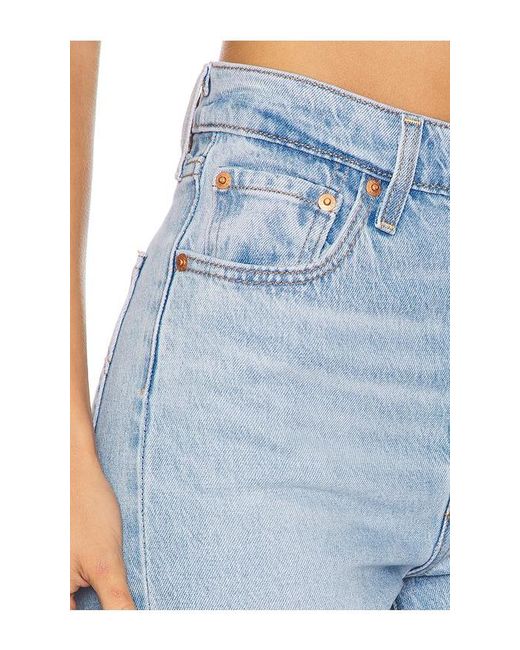 Levi's Blue Ribcage Full Length Jeans