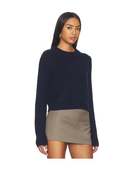 La Ligne Blue Solid Mini Martin Sweater