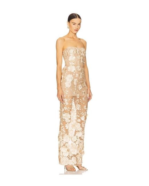 Bronx and Banco Jasmine Maxi Dress in Metallic | Lyst Bronx and Banco Jasmine Maxi Dress in Metallic | Lyst