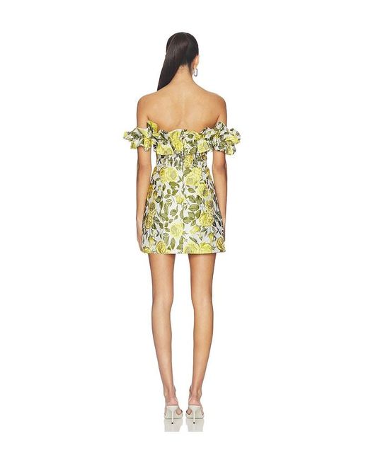 Katie May Yellow Antheia Mini Dress
