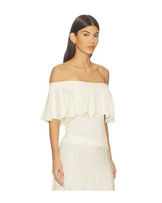 Ba&sh White Salda Jumper