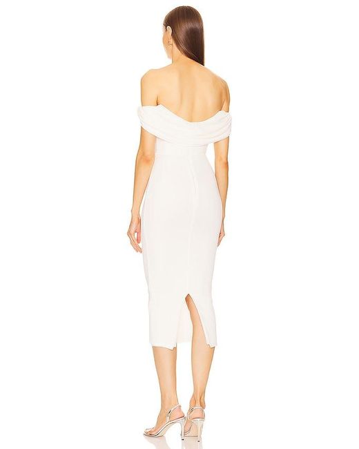Michael Costello White X Revolve Laurence Midi Dress