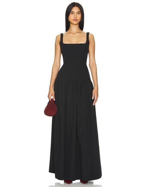 Lovers + Friends Black Aria Maxi Dress