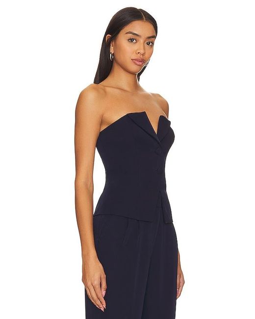 Lovers + Friends Blue Colette Top