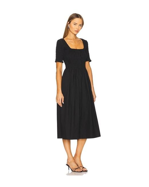 Elodie the Label Black Zoe Smocked Dress