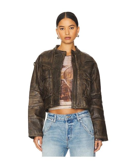 Free People Blue X We The Free Adrienne Jacket