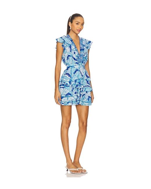 Poupette Blue Minikleid Carol