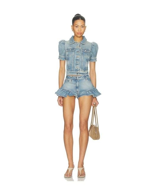 retroféte Blue Landon Denim Jacket