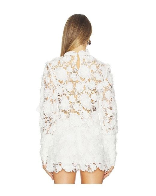 Bardot White Lace Georgia Top