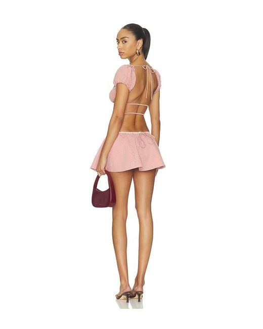 GUIZIO Multicolor Formentera Mini Dress