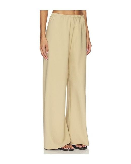 La Ligne Natural Crepe Colby Pants