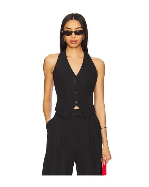 Lovers + Friends Black Alysson Top