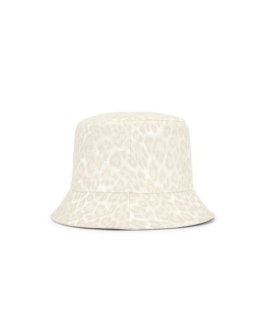 Anine Bing White Nicks Bucket Hat