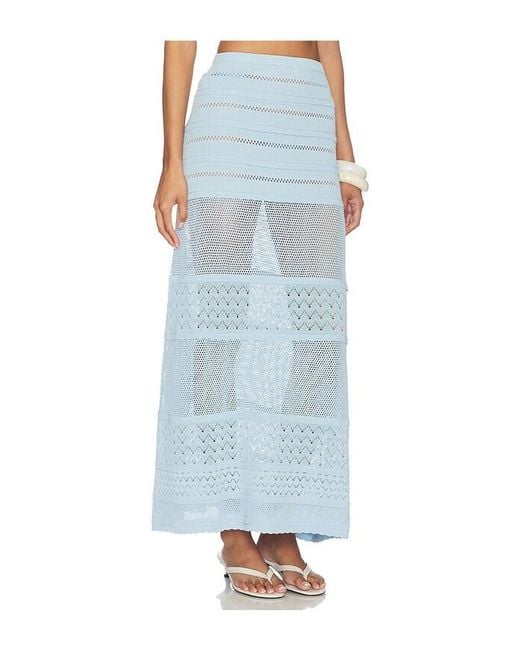 Devon Windsor Blue Yasmin Skirt