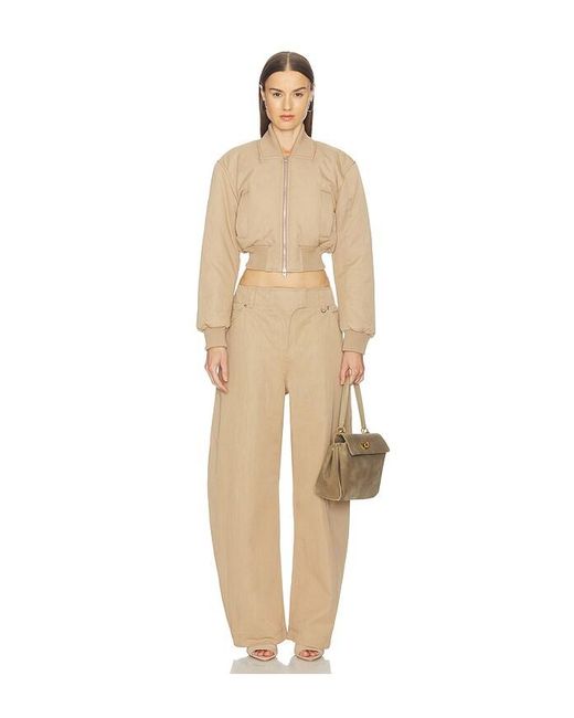 Camila Coelho Natural Maiara Bomber Jacket