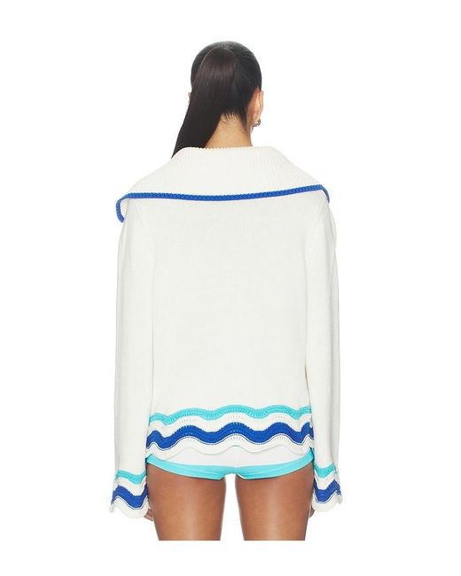 Solid & Striped White The Jack Sweater