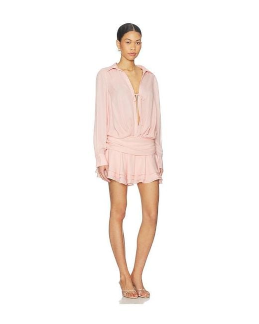 MORE TO COME Pink Wilma Mini Dress