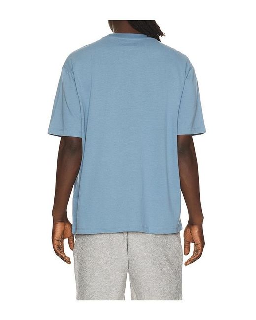 Beyond Yoga Blue Softknit Cotton Tee for men