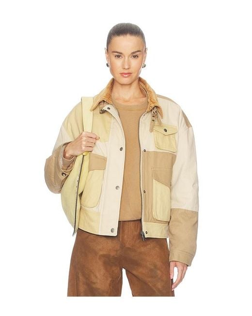 Isabel Marant Natural Jacke Risla