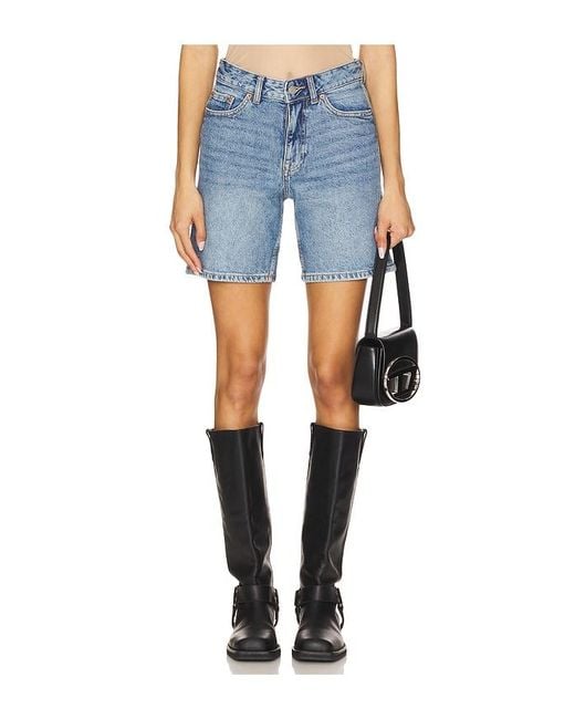 Dr. Denim Blue Arch Shorts