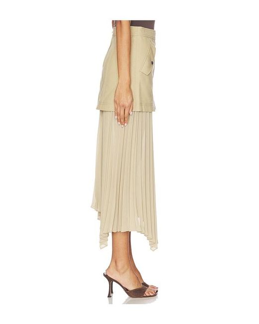 Veronica Beard Natural Patricka Skirt