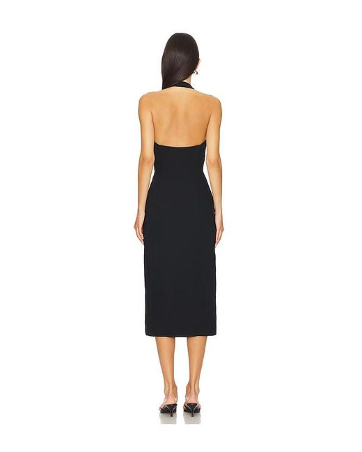 Amanda Uprichard Black Isadore Dress
