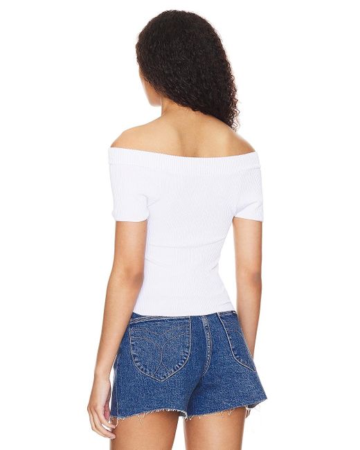 Free People Ribbed Tシャツ White