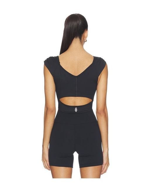 Free People Blue X Fp Movement Breathe Deeper Cami Top