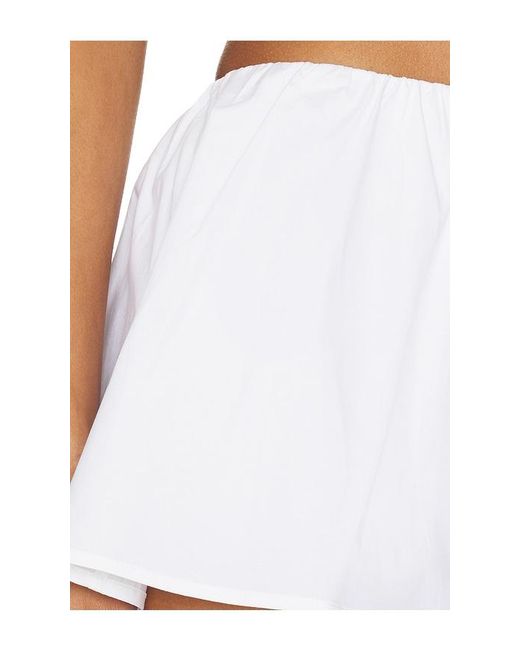 Solid & Striped White The Brinley Skirt