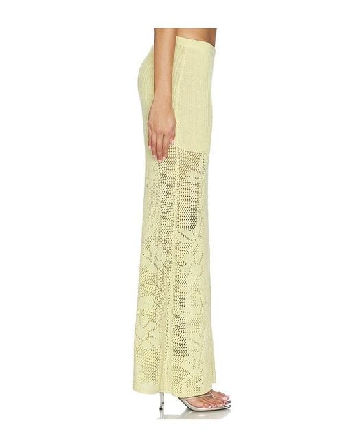 CAPITTANA Yellow Mallory Skirt