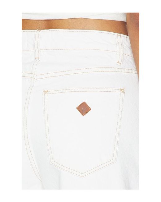A.Brand White 95 Barrel Jean