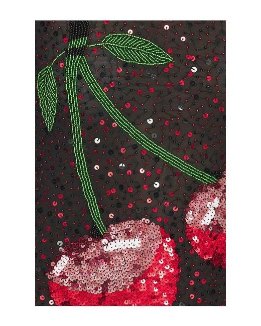 Leslie Amon Red Cherry Tank Top